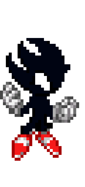 [04d2f7] Dark Sonic Sprite