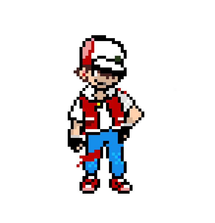 [9664c4] Manga Red's sprite (crappy af)