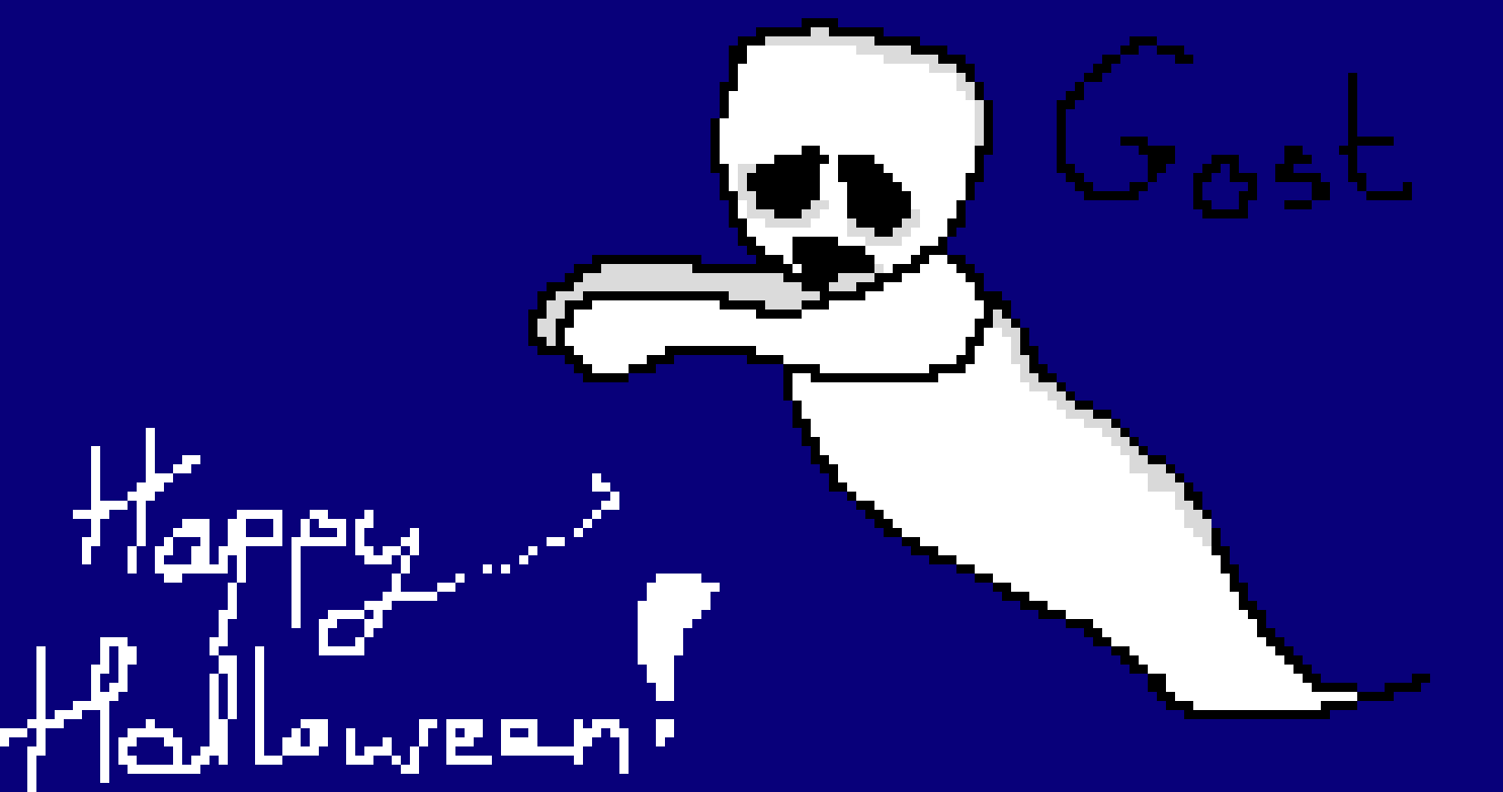 [9664c4] Happy Halloween from Ghosty