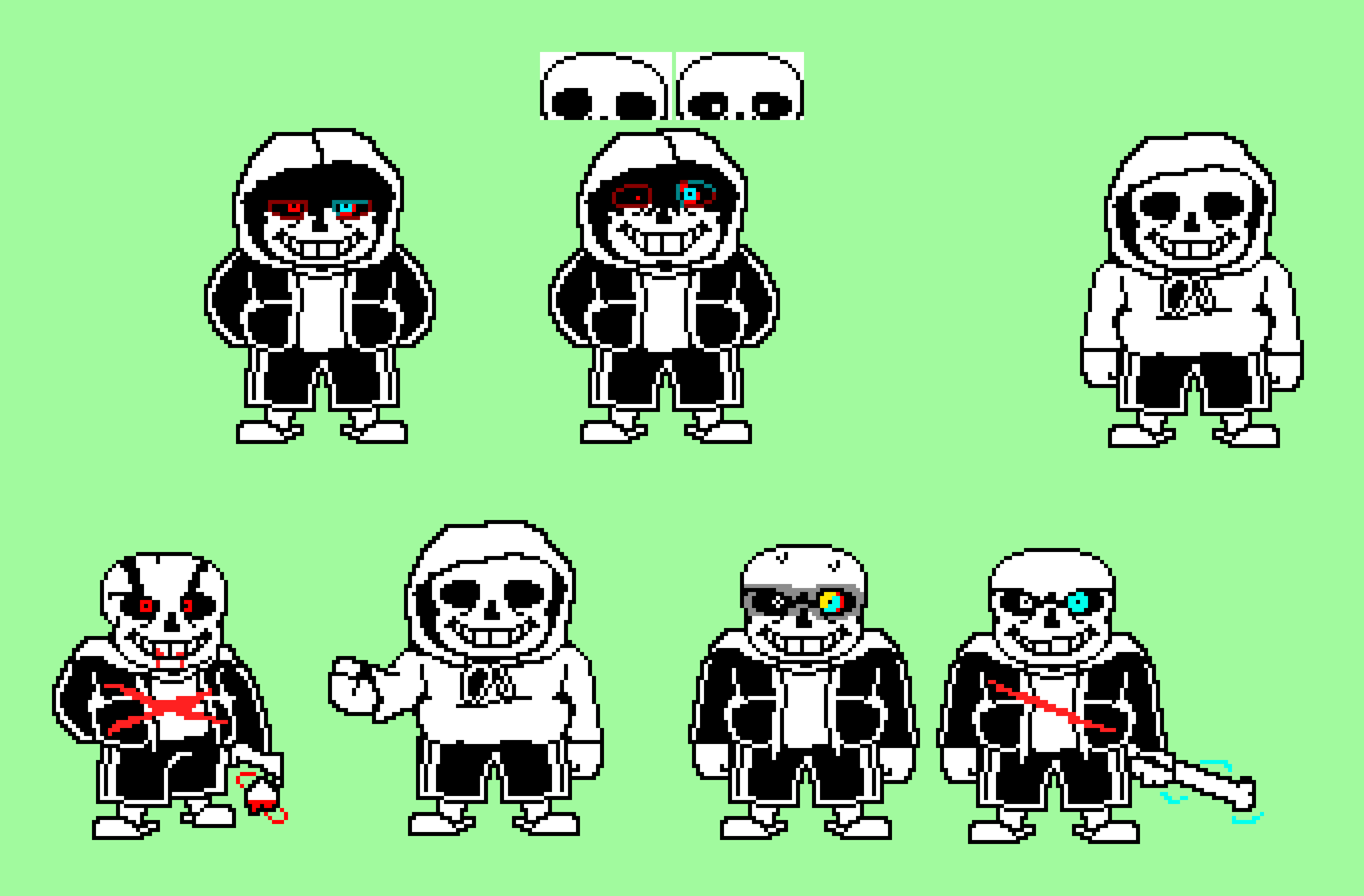 random stuff I drew in class (with more)