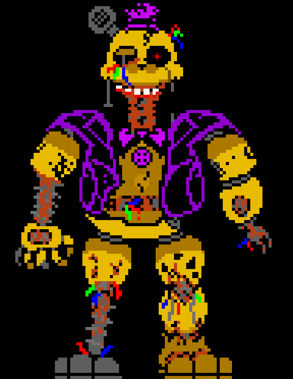 [fedf74] *with its free hand it swats the undercharger out of ben's hands and fully crushes yellow* AAAAAAAAAAAAAAAAAAAAA