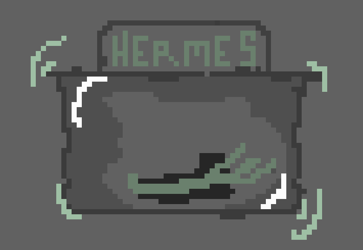 [1c9890] hermes boots (grants double jump, broken containment case)