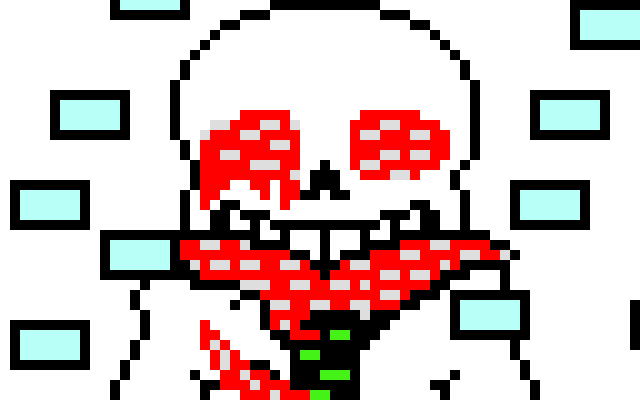 Bones stab the blaster Before it fired Countering it then avoids the other one then a bone stabs geno in the leg *