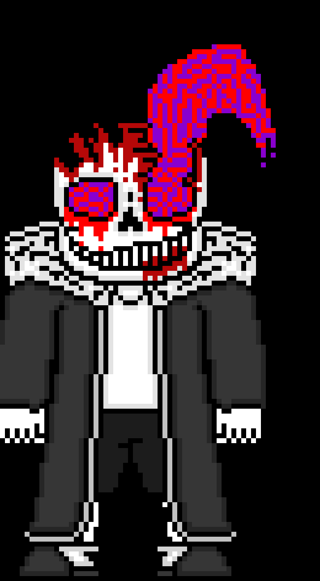 [e8cb42] *no effect* hmm... ohh i have an idea *he rips off the red marking on madness and tps him to deletion, deletion will think hes delete* heh welp *regens deletes body* time to give back his body *leaves Deletes body*