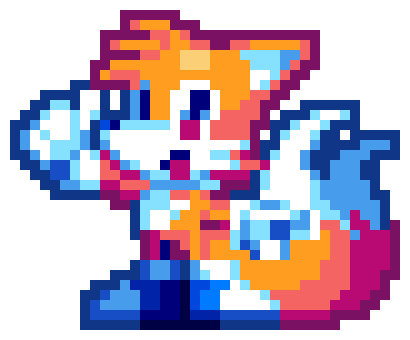 [d09fc4] SATMF Tails Bordered Sprite