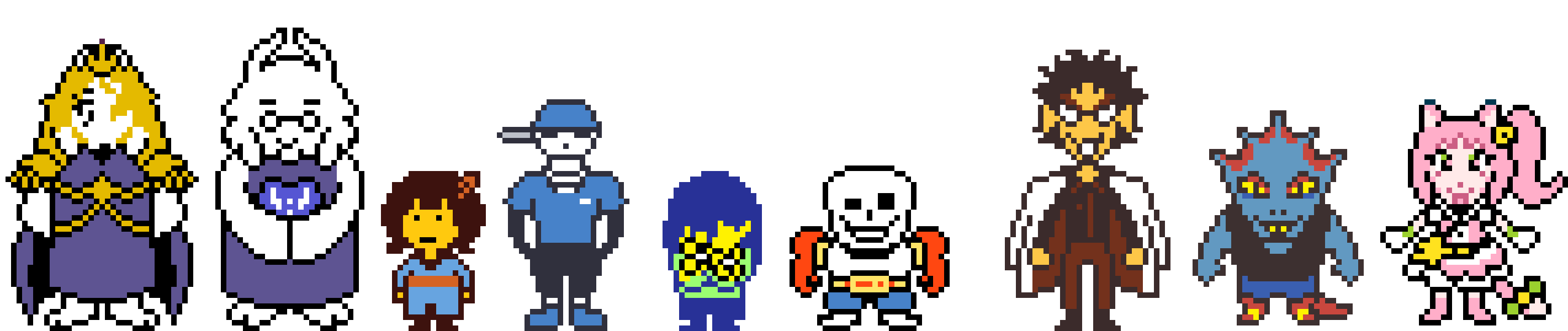 [c95776] https://toryfox.neocities.org/underswap/cast Chat tag yourself  I'm lowk Asgore. also I'm a big fan of these designs like they're so #peam I think. Alphys is a little off but it's okay <3