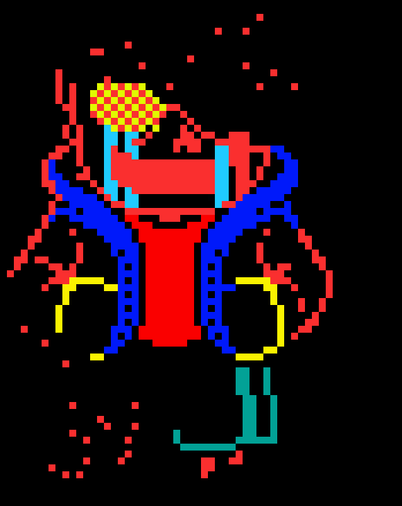 DIE YOU STUPID GLITCH!! *fires millions more gaster blasters