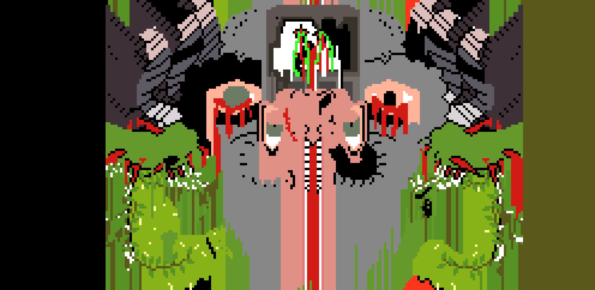 [a2471d] distorted omega flowey but i corrupted it