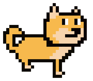 [9664c4] PIXEL DOGE BACK WALK