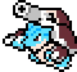 [ca6599] MegaEvoBlastoise Pixel art