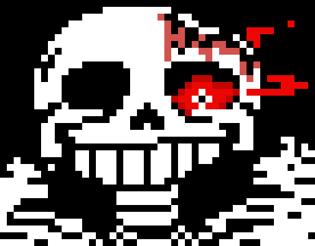 [a82578] "Well I might aswell tell you the story of my pepole before you D I E" *assured prey begins playing* "Many years after a neutral run in the underground. Toriel returned back to the throne declaring  that  all humans would be saved if they fell down, but monsters didn't like that, one especially...Undyne drove Toriel back into the ruins and declared that all humans that fell down would be killed. The core ran out of power, leaving the monsters into their DOOM. The monsters of the underground went crazy and savage due to the widespread torture and starvation....and even ME!"
