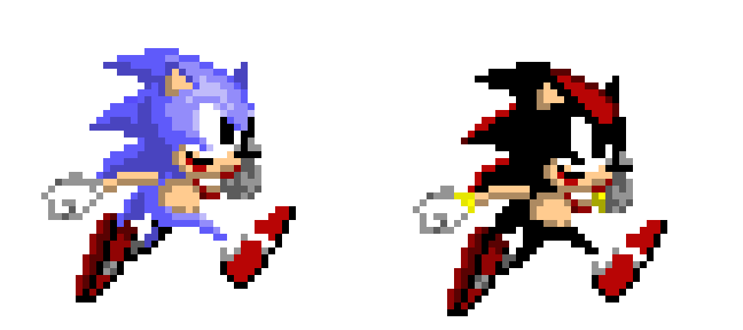 [f698d4] sonic vs shadow
