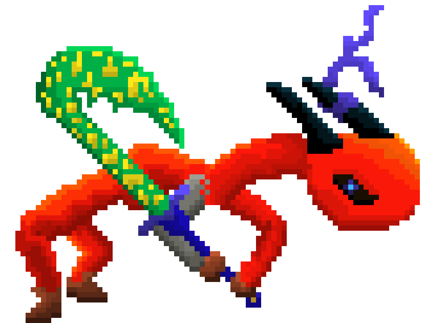 [74540d] lizard knight