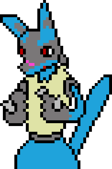 [9664c4] Lucario - Blush