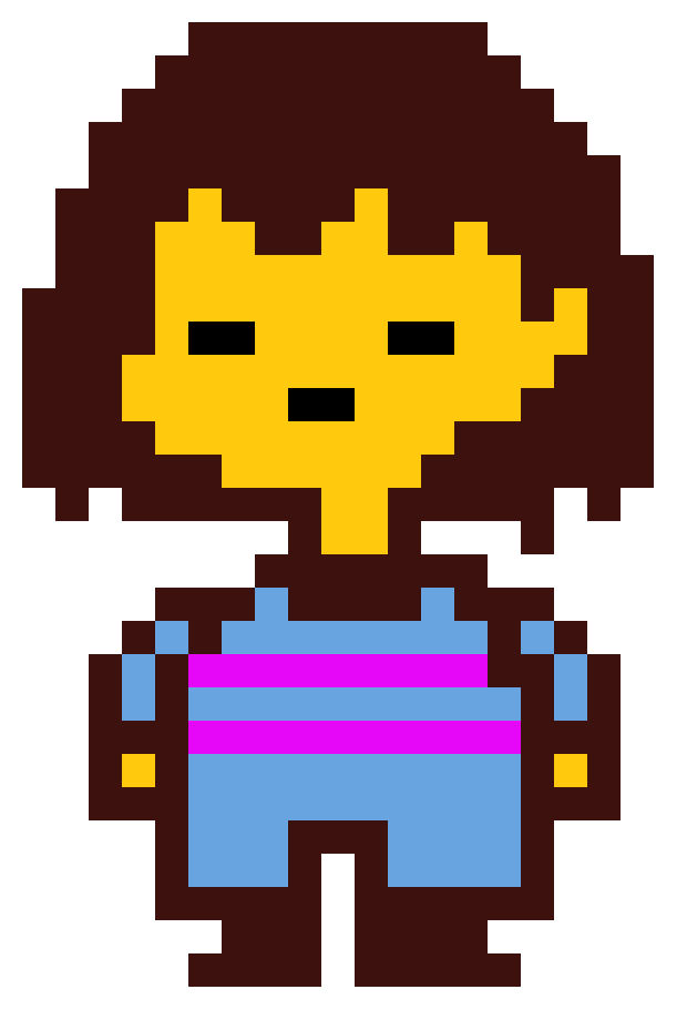 [c23a9e] Undertale Frisk Sprite (Color Edit Fix)