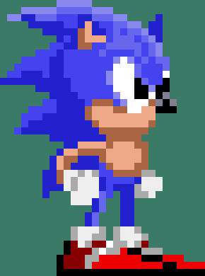 Sonic 1 Sprite With TTS Colors V2