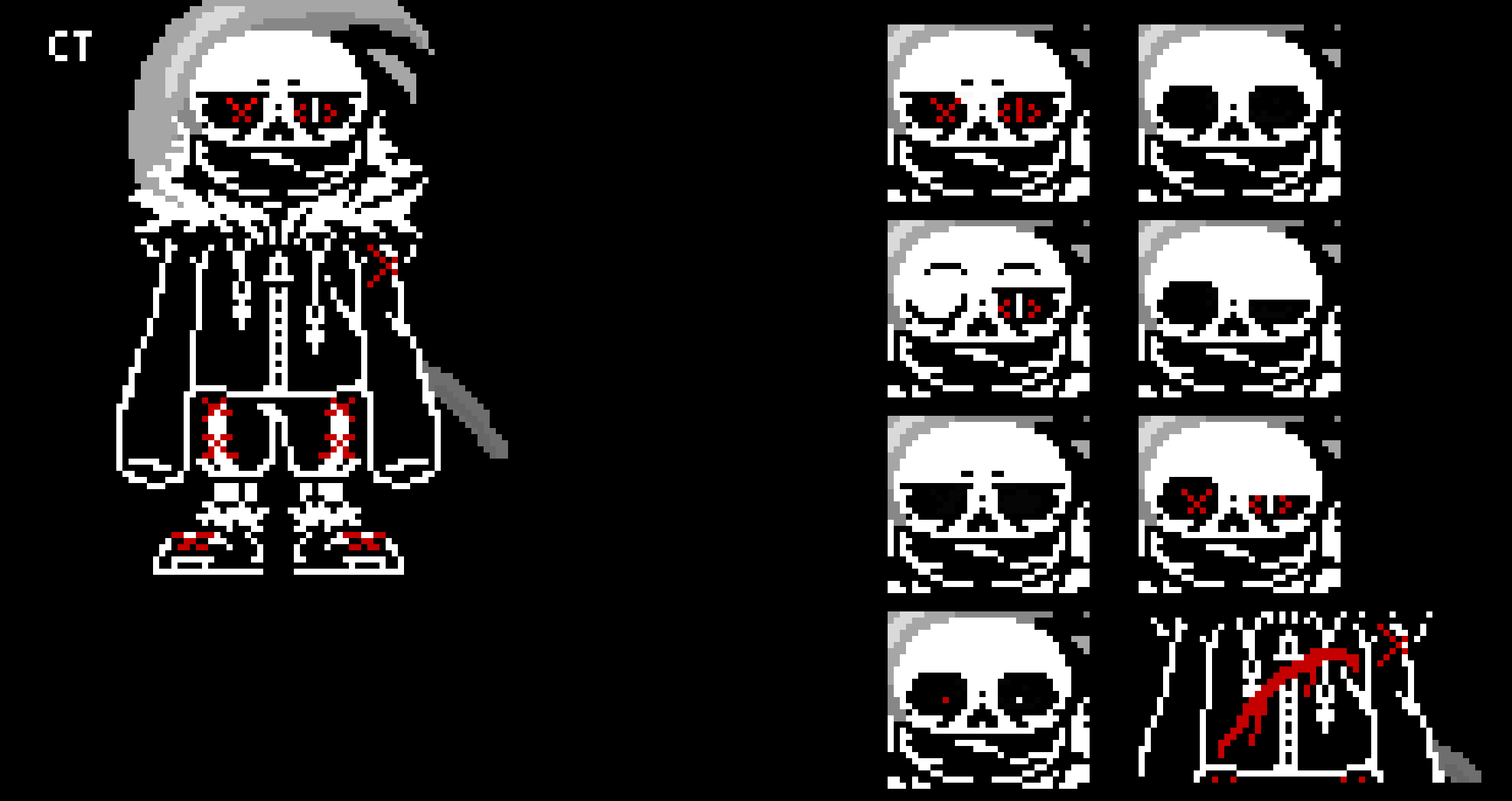 Bada Bing Bada Boom! there ya have it CT!  Repixeled a bit and added some emotions! (and of course, YOURS SYTHE!) - Mix