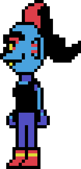 [2830dd] Undyne Side View