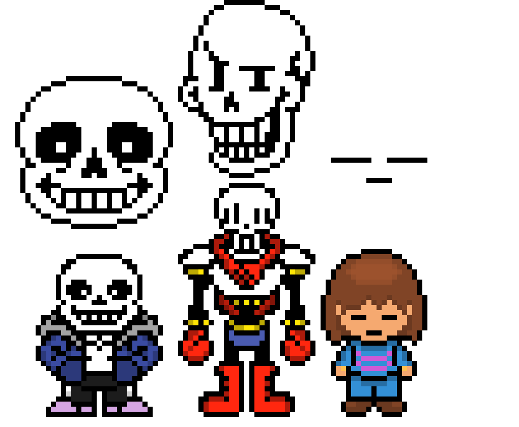[9664c4] sans and papyrus...and some asian kid