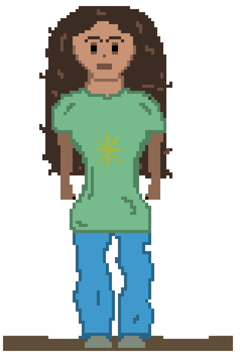 [c7561a] Pixel portrait digital 