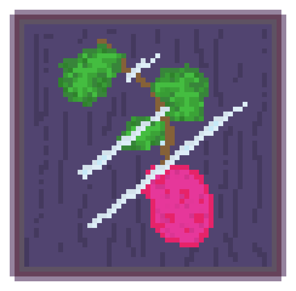 [9664c4] window looking at a fruit branch