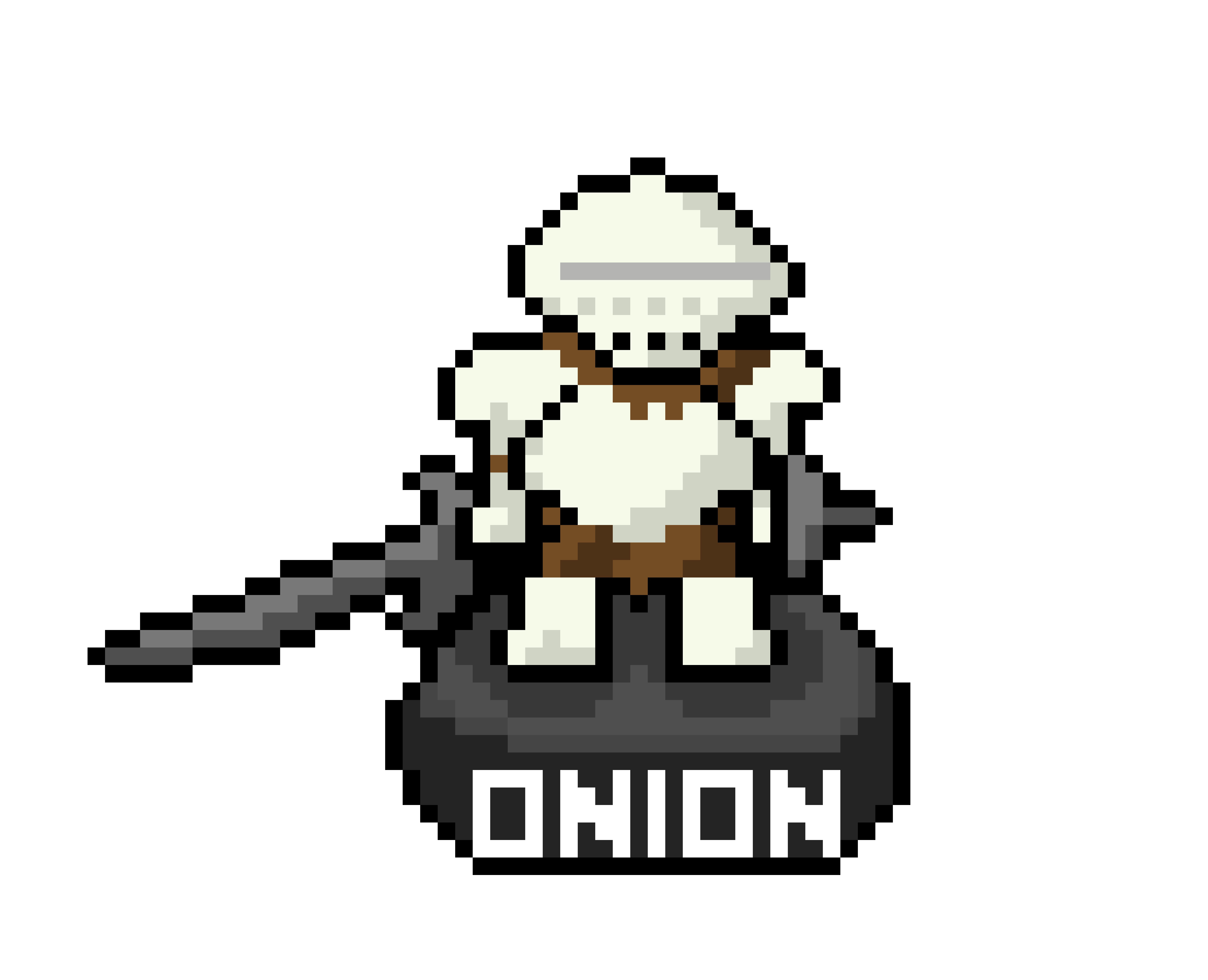 [951036] Onion Knight Retro Figurine.