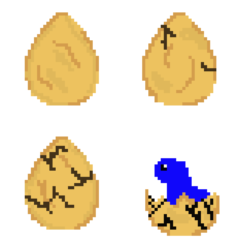dinosaur egg hatching