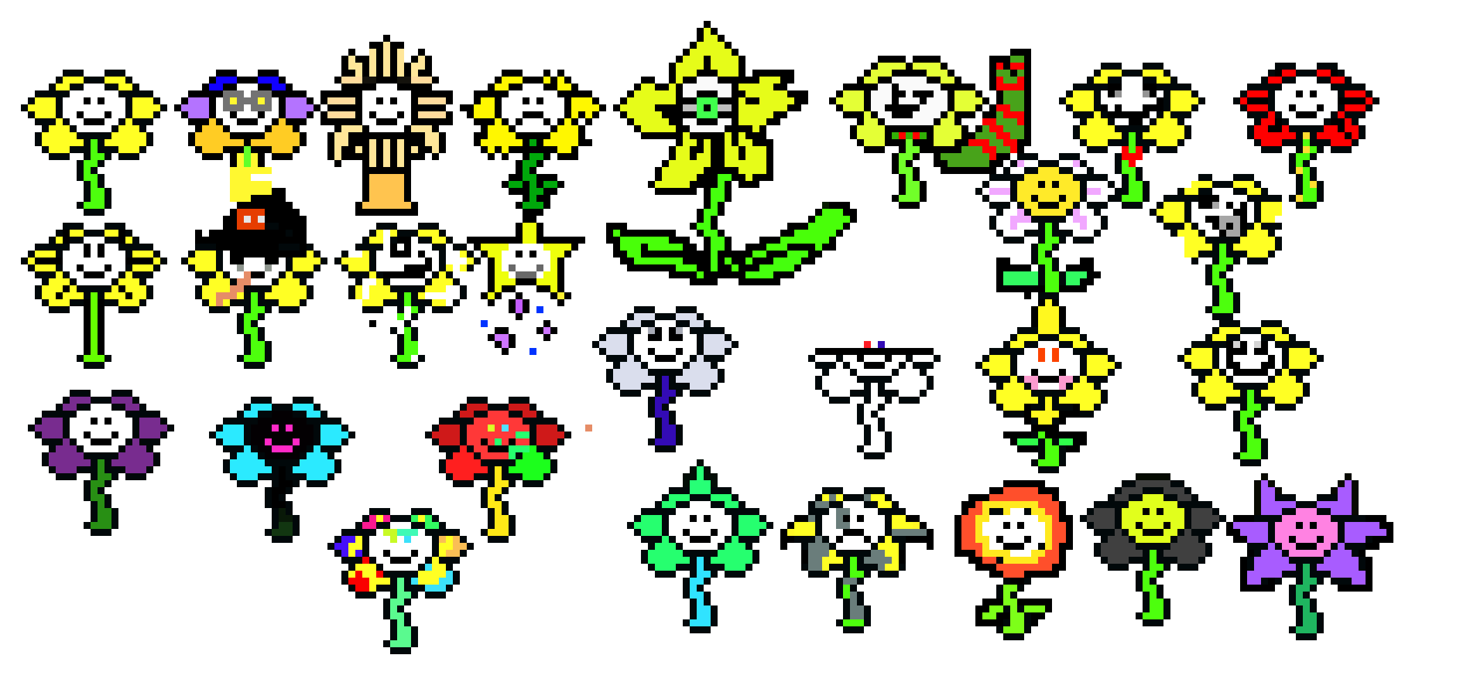 [965d3c] flowey au themes and lnkflowey