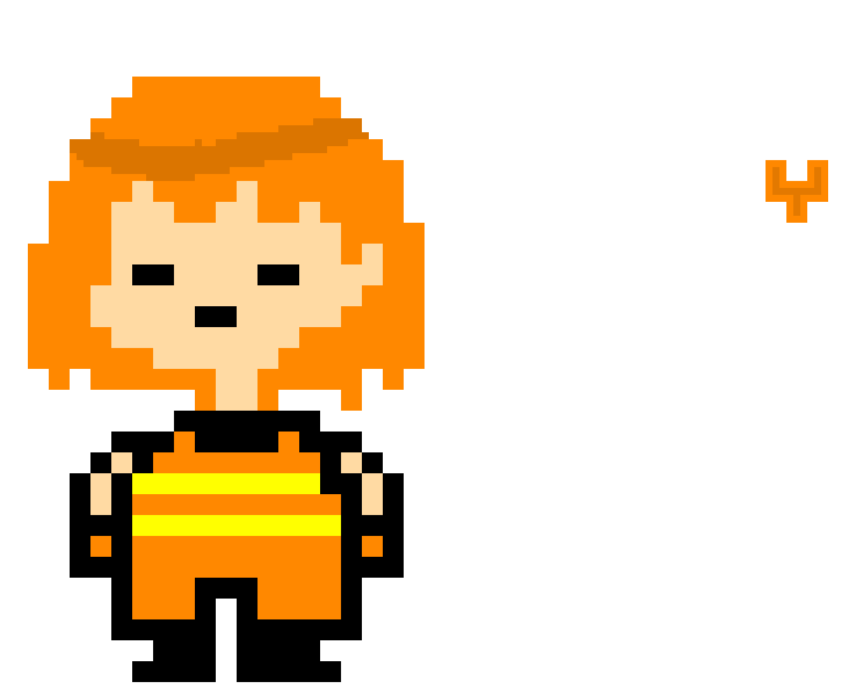 Undertale Orange SOUL Sprite