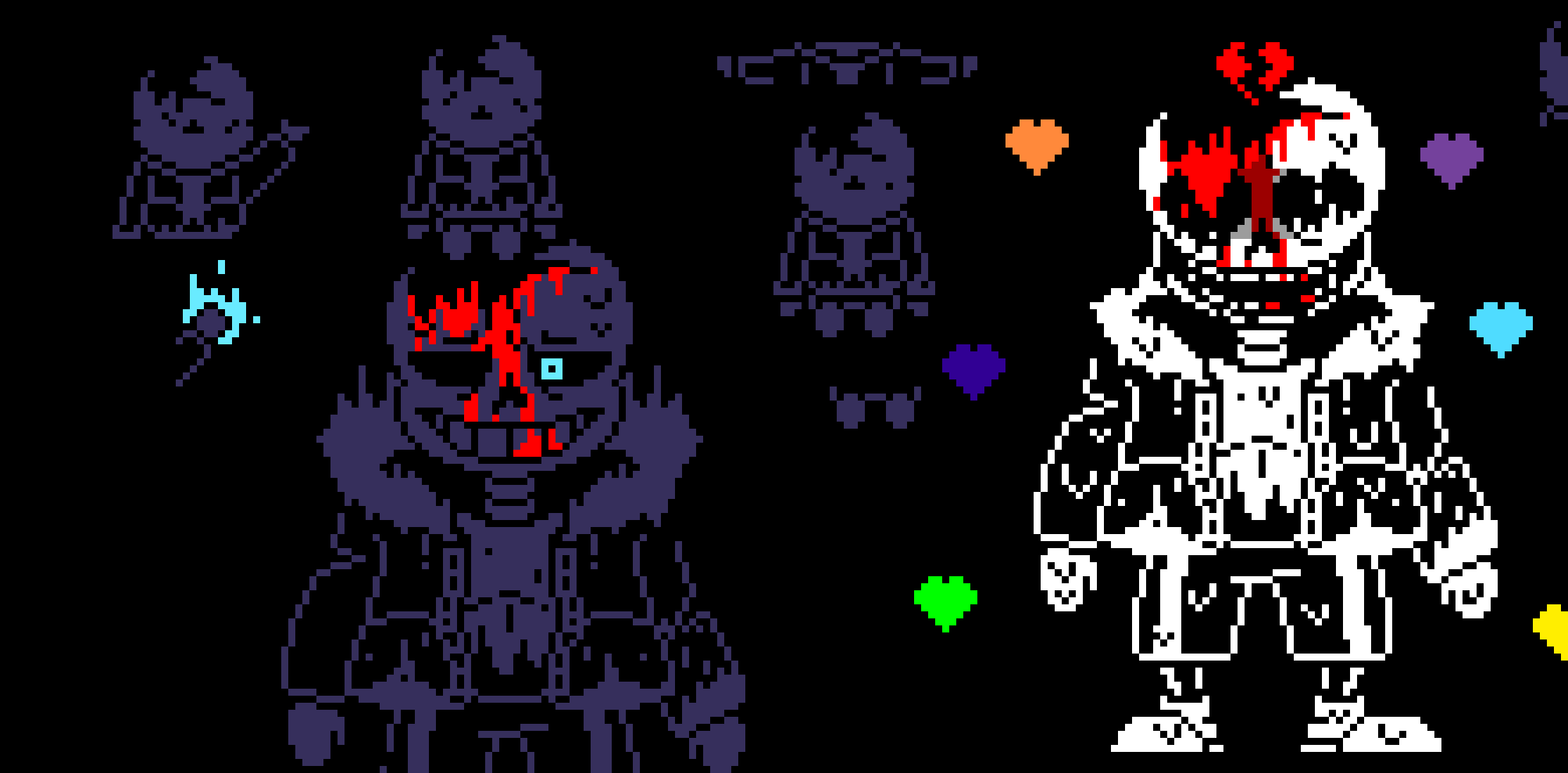 5 people)) -HorrorTale Sans