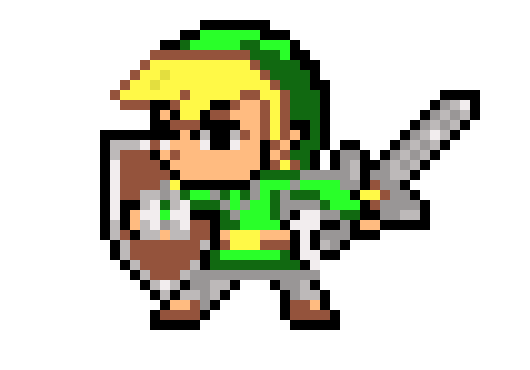 [9664c4] Link (LOZ Pixel Art)
