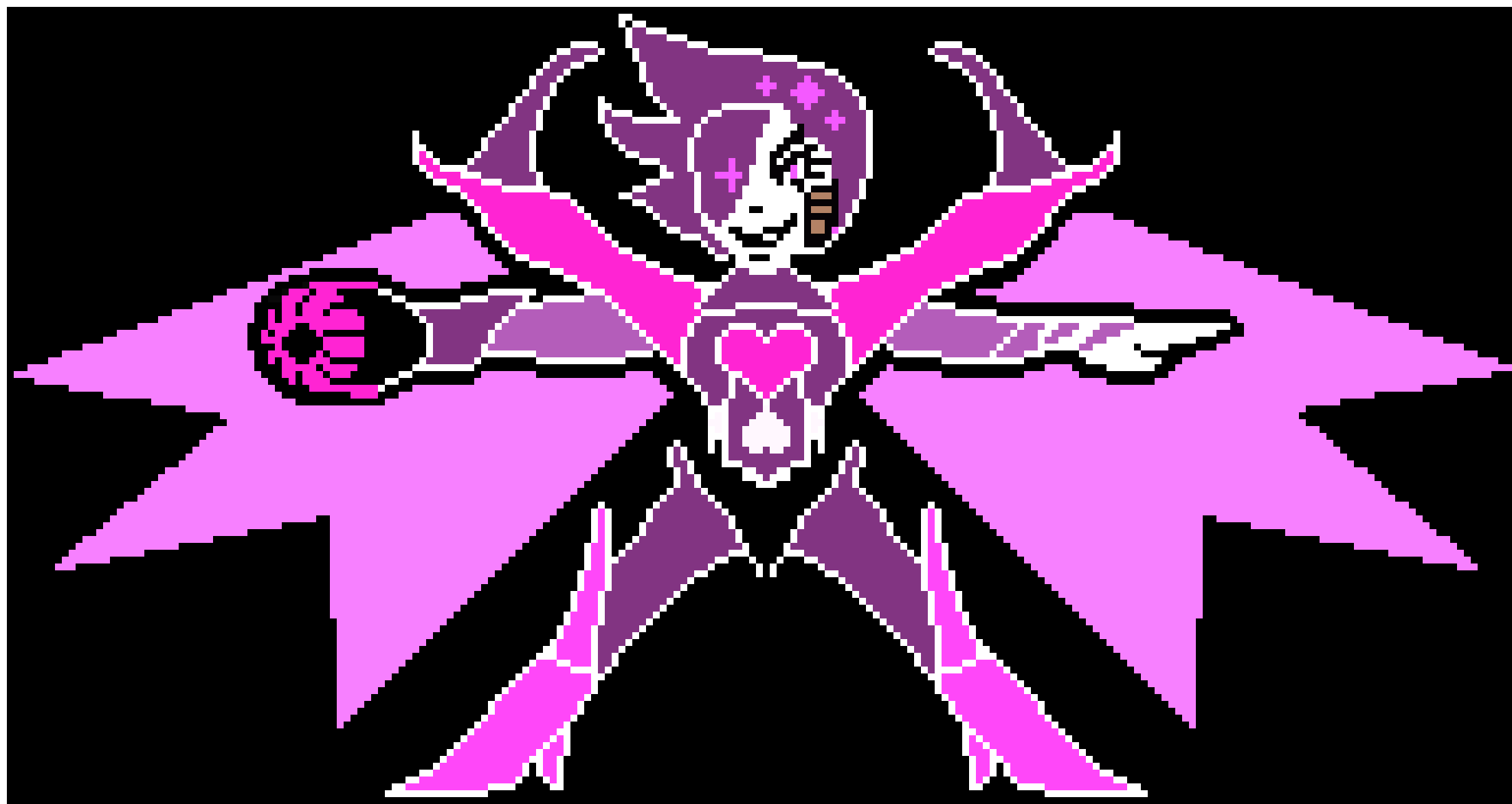 [1d5ff2] Undertale Mettaton NEO colored Battle sprite!