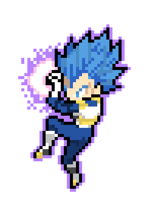 [a662d6] Super Saiyan God Super Saiyan Vegeta - Galick Gun (Dragon Ball Super: Broly Version)