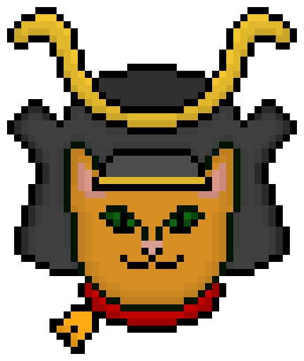 [9664c4] Samurai Cat