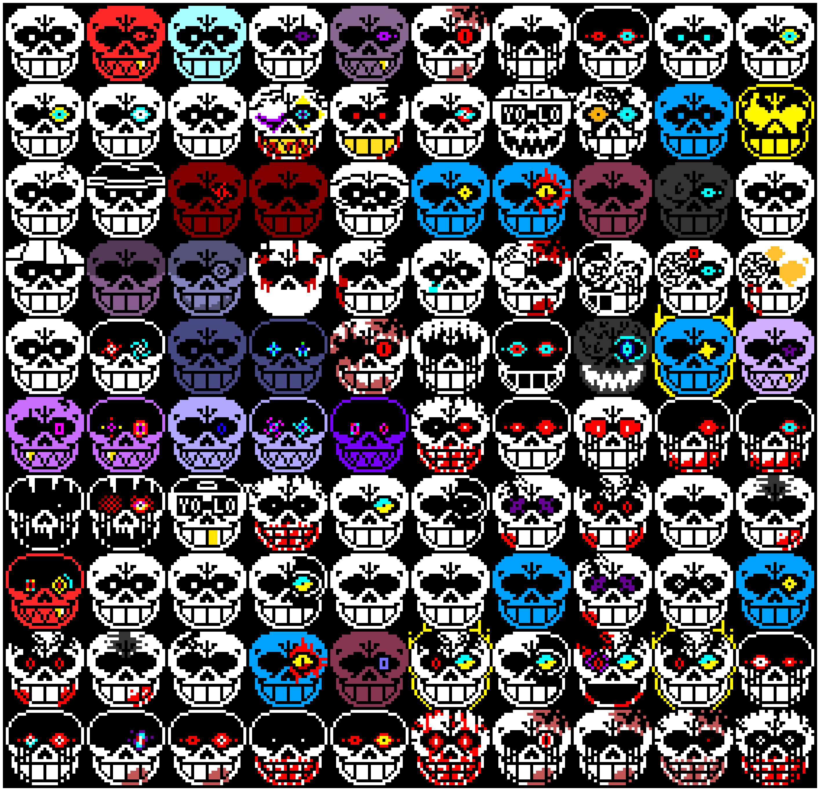 [e87b6e] 100 Sans AUs