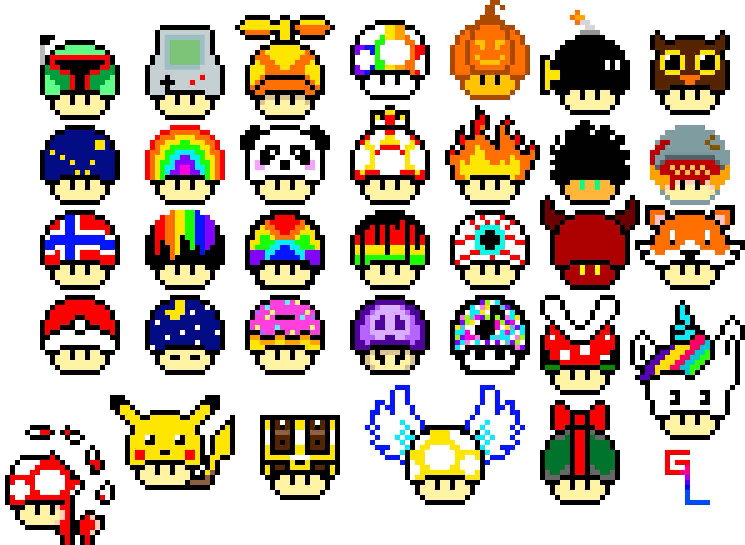 [9664c4] Hall of mushrooms