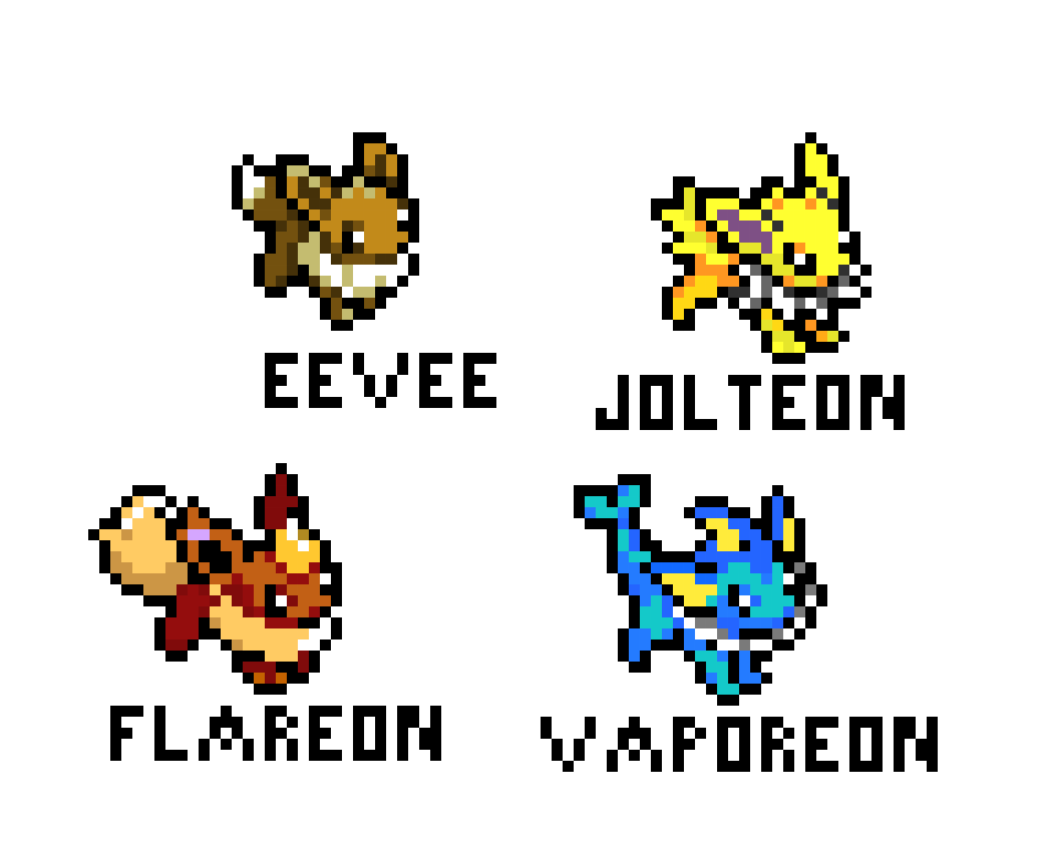 [9664c4] Eevee Evolutions