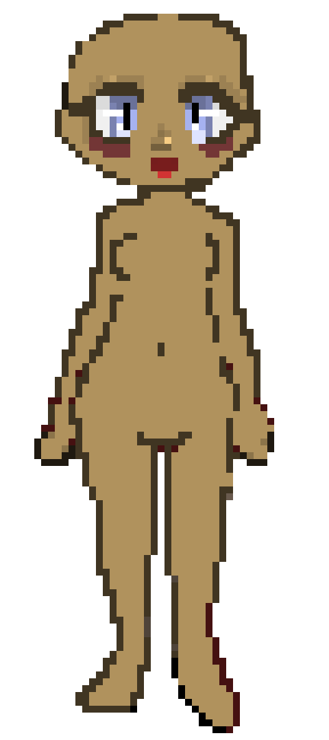 [e2b6af] Pixel character base