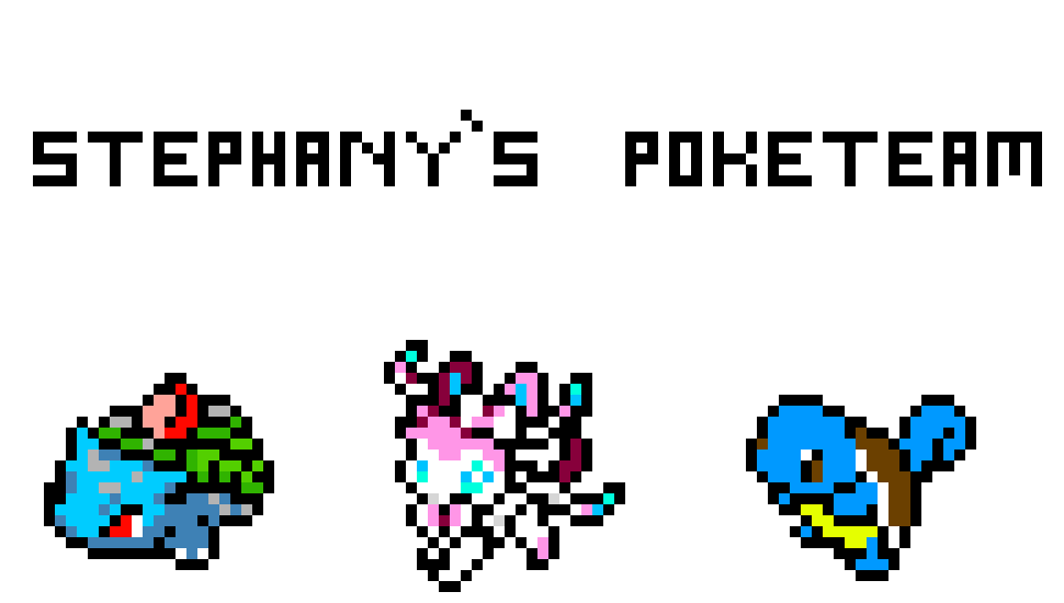 [9664c4] Stephany's Poketeam