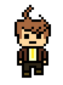 [9664c4] danganronpa pixel sprite walk 2