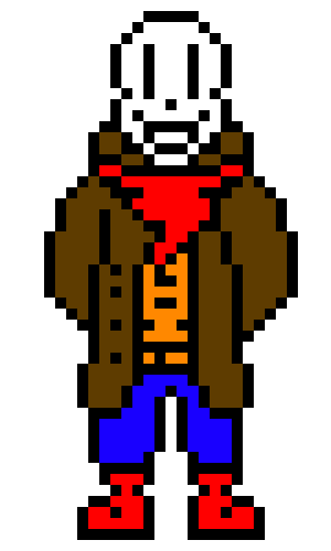 [ea416d] Shaken Story Papyrus Overworld sprite