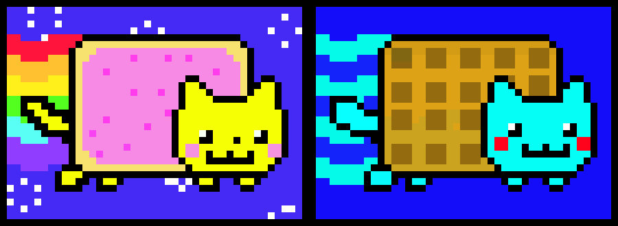 [d1180c] Nyan Cat AND taC nayn