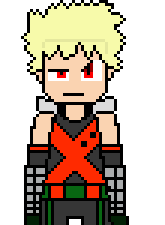 [b9de0d] *he starts off the battle making a giant explosion* - bakugou katsuki  
