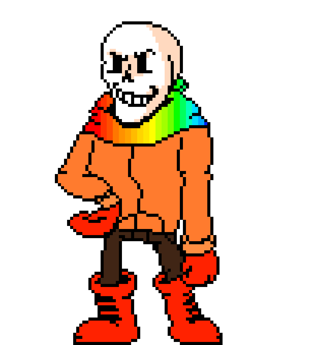 Spinshift (storyshift version) PAPYRUS THE GREAT ROYAL GUARD! (but not actually a royal guard lol)