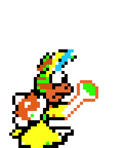 [94a687] cool lemmy Koopa pixel art 