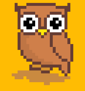 Pixel Barn Owl