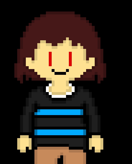 [0ae1f1] *it kills Frisk. Chara's ghost comes out of their dead body* 