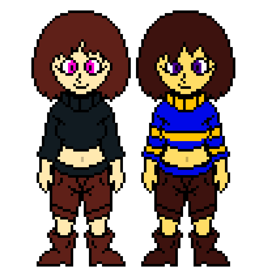 [993fcc] Abovetale Chara and Frisk