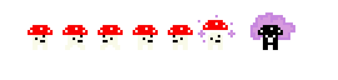 [cb1dea] Mushroom Sprites