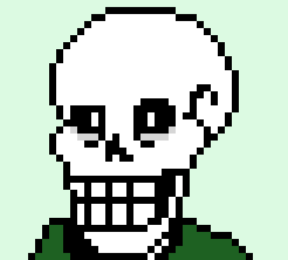 And apperantly E is in pixel art prison but she hasn't broken any of the art rul- OH! IT'S BECAUSE SHE/HE USES PICTURES!